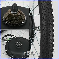 1000W Rear Wheel Electric Bicycle Motor Conversion Kit eBike Cycling Disc Brake