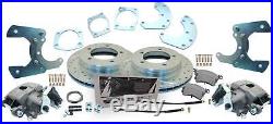 1957-81 F-100 F-150 Ford Truck Rear Disc Brake Kit Drilled/ Slotted Rotors