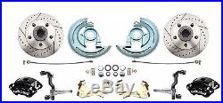 1964-1972 GM A Body Wilwood Front Rear Disc Brake Kit Chrome Booster Conversion