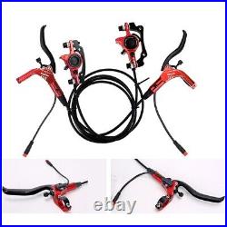 1Set Electric Bicycle Hydraulic Disc Brake Set EBike Scooter Cut Off Brake Lever