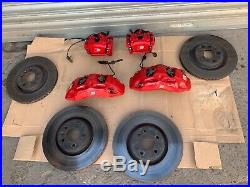 2017 AUDI S5 8W s4 b9 BRAKE CALIPERS RED FRONT REAR DISCS PADS SET UP UPGRADE S3