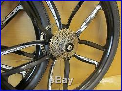 26 MTB Bike Magnesium Alloy 8/9/10 Speed Disc Brake Front Rear Wheel Set