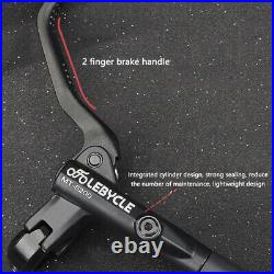 2pair Bike Hydraulic Disc Brake Bicycle Oil Disc Brake Kit Front and Rear L P0K0