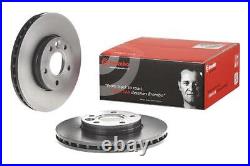 2x Brake Discs Pair Vented fits VOLVO V50 545 Front 03 to 12 278mm Set Brembo