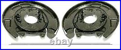 2x Rear L+R Brake Disc Dust Cover Back Plate Shield For Toyota RAV4 A2 MK2 00-05