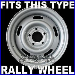 4 Chevy GM Rally Wheel Disc Brake Center Hub Caps AND 15 Trim Rings Beauty Rims