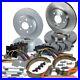 4x BRAKE DISC + SET PADS FRONT+ REAR FOR MERCEDES BENZ C-CLASS W203 S203