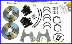 55-70 Chevrolet Chevy Fullsize Cars Rear End Disc Brake Conversion Kit Set WPark