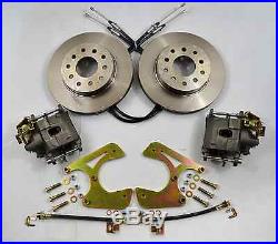 67-74 Staggered Rear End Axle Disc Brake Conversion Kit 10/12 Bolt