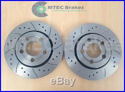 AUDI A3 Quattro S3 98-03 Drilled Grooved Brake Discs Front and Rear