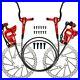 Adjustable Hydraulic Bike Disc Brake Black/red Accessories Replacement