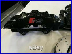 Audi Rs4 Rs5 B8.5 Complete Brakes Callipers Front Rear With Wavy Discs Black