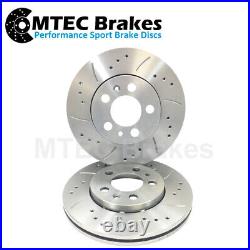 Audi S7 4.0 Quattro 12-18 Rear Drilled and Grooved Brake Discs 356mm