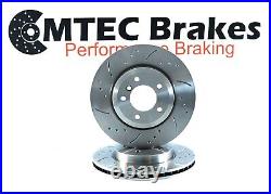 BMW E46 Cab 330Cd 330Ci 00-07 Drilled Grooved Front Rear Brake Discs Mintex Pads
