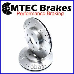 BMW F33 435d xDRIVE 435i 440i 2013- FRONT DRILLED GROOVED BRAKE DISCS 340mm