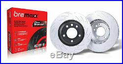 BREMBO pads & BREMAXX slotted disc brake rotors FRONT + REAR FALCON BA BF FG