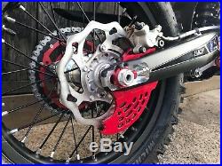 Beta Rr X Trainer 250 300 350 480 Alloy Rear Brake Disc Guard In Red