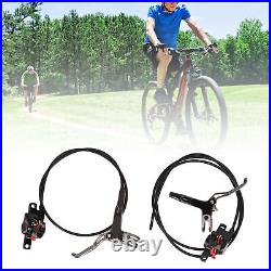 (Black) Mountain Bike Hydraulic Disc Brake Heavy Duty Rear Hydraulic Disc