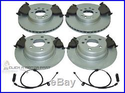 Bmw X5 E53 2000-2006 Front & Rear Brake Discs And Pads Set & Wear Wire Sensors
