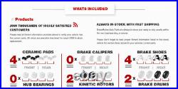 Brake Rotors + Ceramic Pads & Drums + Shoes For 87 88 89 90 91 92 93 Mustang