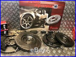 Brembo Front & Rear Drilled & Grooved Discs & Pads Audi Tt S3 1.8t Quattro 225