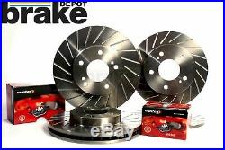 Civic Type R Brake Discs Pads Front and Rear Brake Depot Grooved Discs with Pads