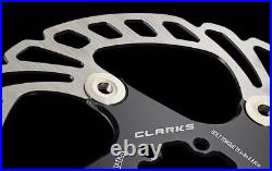Clarks CRS C2 CNC 2 Piston Hydraulic Disc Brake Set Front & Rear 160/160mm