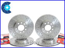 E46 330d 330i 330ci 330x MTEC DRILLED GROOVED Brake Discs Front Rear & Pads