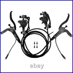 E-Bike Hydraulic Disc Brake Set E-Bicycle Scooter Cut Off Brake Lever Durable