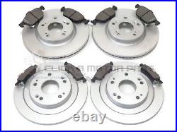FRONT & REAR BRAKE DISCS AND PADS for HONDA CIVIC MK9 1.6 1.8 2.2 2012-2017