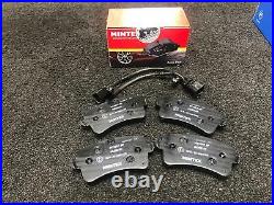 For Audi A6 2.0 Tdi 177 C7 S Line Front Rear Drilled Brake Discs And Mintex Pads