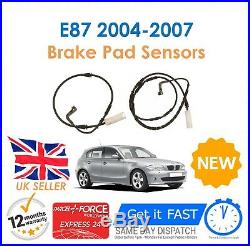 For BMW E87 116i 118i 118D 04-07 Front & Rear Brake Discs & Pads Set + Sensors