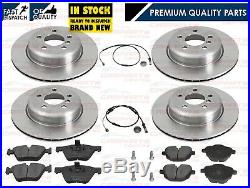 For Bmw 5 Series F10 518d 520 520d Front Rear Vented Brake Discs Pads 2010-2016