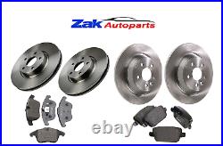 For Ford Mondeo Mk4 (2007-2015) Front & Rear Brake Discs And Brake Pads Set New