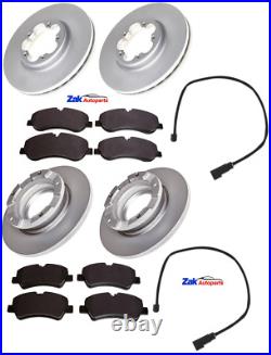 For Ford Transit Mk8 16-19 Front & Rear Brake Discs & Pads Set(check Disc Sizes)