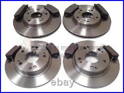 For HONDA CIVIC 1.4 1.8 2.2 CDTi 2006-2011 FRONT & REAR BRAKE DISCS AND PADS