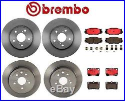 For Lexus IS250'06-'09 Front and Rear Brake Kit Disc Rotors Ceramic Pads Brembo