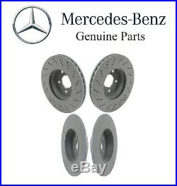 For Mercedes W204 C250 C300 Set of Front & Rear Brake Disc with Pads Genuine Kit