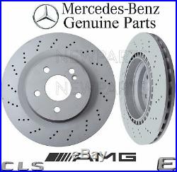 For Mercedes W211 E W219 CLS Class Pair Set of 2 Rear Brake Disc Rotors GENUINE