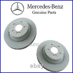 For Mercedes X204 W212 W218 W219 Set of 2 Rear Vented Brake Disc Rotors Genuine
