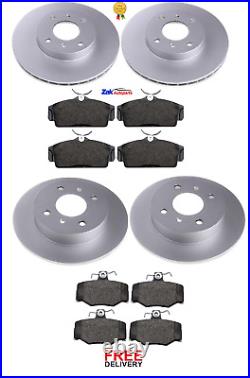 For Nissan Almera N16 (2000-2006) Front & Rear Brake Discs & Pads Set New