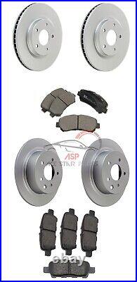 For Nissan Qashqai J10 Front & Rear Brake Discs And Pad Set 2007-2013 (5 Seater)
