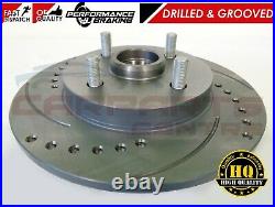 For Starlet Glanza Ep91 Ep82 Drilled Grooved Rear Brake Discs Abs Ring & Pads