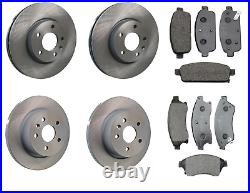 For Vauxhall Astra J Mk6 1.4 1.6 (09-12) Front & Rear Brake Discs And Pads Set
