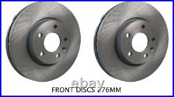 For Vauxhall Astra J Mk6 1.4 1.6 (09-12) Front & Rear Brake Discs And Pads Set