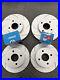 Ford Fiesta MK7 ST180 1.6 Dimpled Grooved Brake Discs Pagid Pads Front & Rear