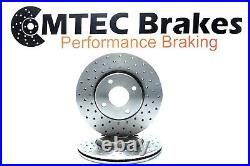 Ford Fiesta ST150 MK6 04-09 Performance Front Rear Drilled Brake Discs MTEC Pads