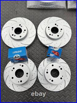 Ford Focus MK3 ST250 2.0 Dimpled Grooved Brake Discs Pagid Pads Front Rear