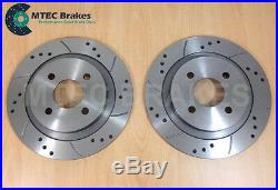 Ford Focus ST170 Performance Drilled & Grooved Rear Brake Discs