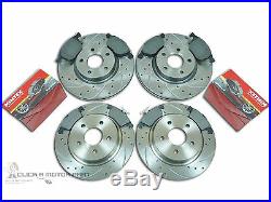 Ford Focus St 2.5 Mk2 St2 St3 St225 Front & Rear Drilled Brake Discs And Pads